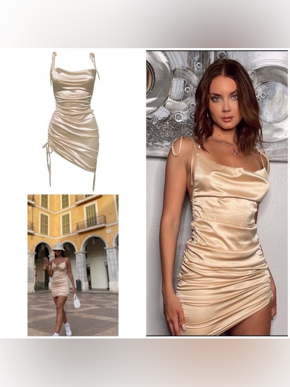 LEAU WHITE CABO Dress Size Small - Picture 3 of 7